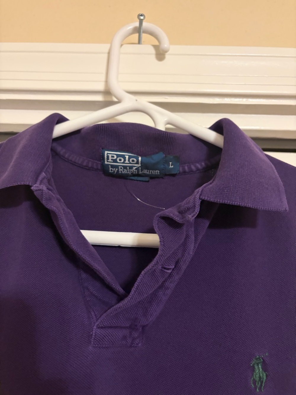 Polo by Ralph Lauren Men's Violet Pique Polo